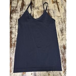 NEW Nouvelle Seamless Shapewear Slimming Layering Gray Cami Camisole Tank Top M